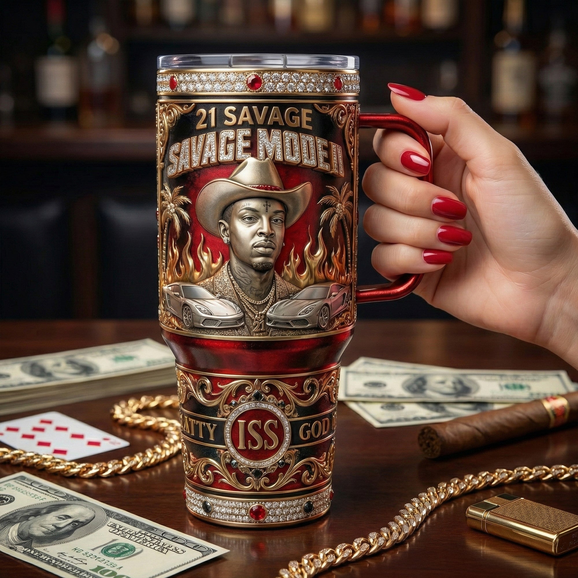 21SV 40oz Tumbler With Handle LNTH